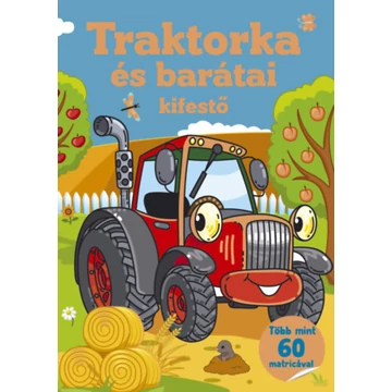 Traktorka és barátai kifestő - Több mint 60 matrica