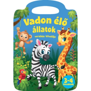 Vadon élő állatok - versikés kifestő