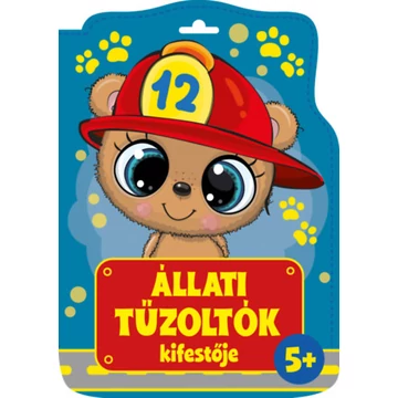 Állati tűzoltók kifestője - 5 éves kortól - Bóka Fruzsina Mercédesz 