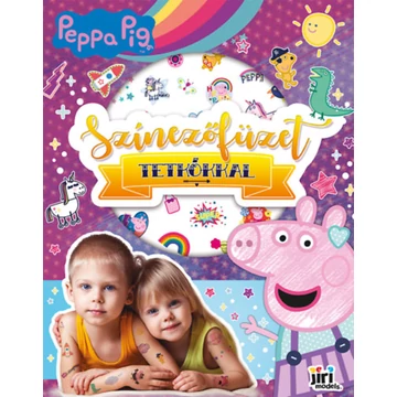 Színezőfüzet tetkókkal - Peppa malac