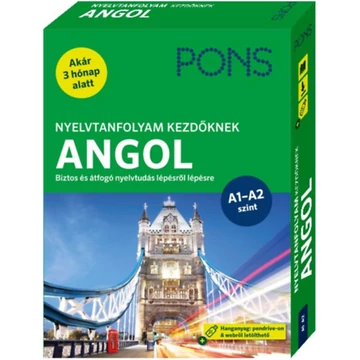 PONS Nyelvtanfolyam kezdőknek - Angol (könyv+pendrive+online) - Biztos és átfogó nyelvtudás lépésről lépésre - Akár 3 hónap alatt - Kate Tranter