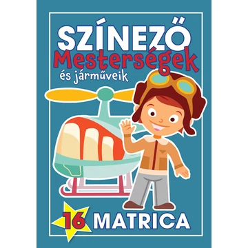 Színező - Mesterségek és járműveik - Fiúk - Navratyil Edina