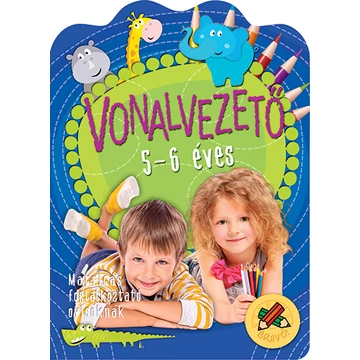 Vonalvezető 5-6 éves - Matricás foglalkoztató ovisoknak - Anna Podgórska