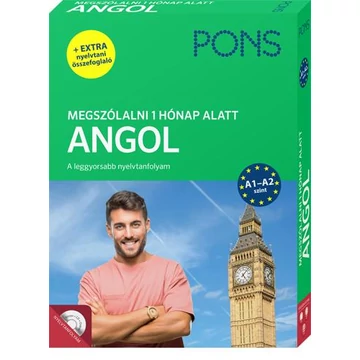 PONS Megszólalni 1 hónap alatt - Angol (könyv + CD+online) - A leggyorsabb nyelvtanfolyam + Extra nyelvtani összefoglaló - Claudia Guderian