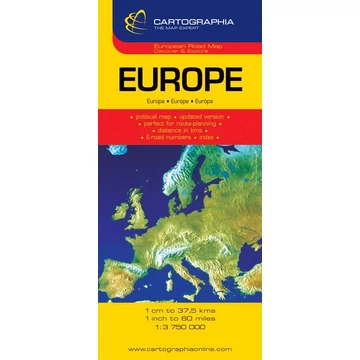 Európa autótérkép - Cartographia