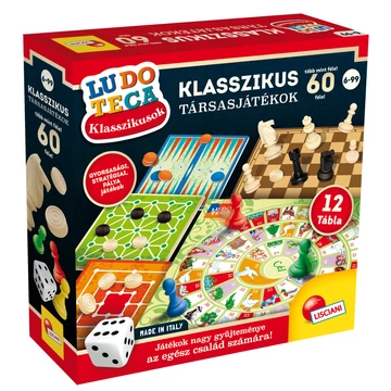 Ludoteca klasszikus játékok több, mint 60 féle - LIS57023