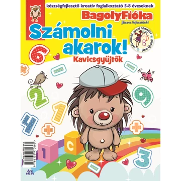 BagolyFióka – Számolni akarok! Kavicsgyűjtők Kreatív foglalkoztató füzet