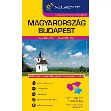 Magyarország + Budapest kombi atlasz - Cartographia Kft.