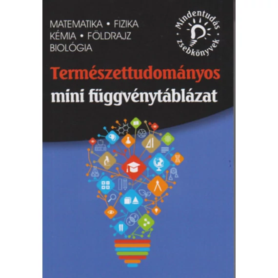 Természettudományos mini függvénytáblázat - matematika, fizika, kémia, földrajz, biológia