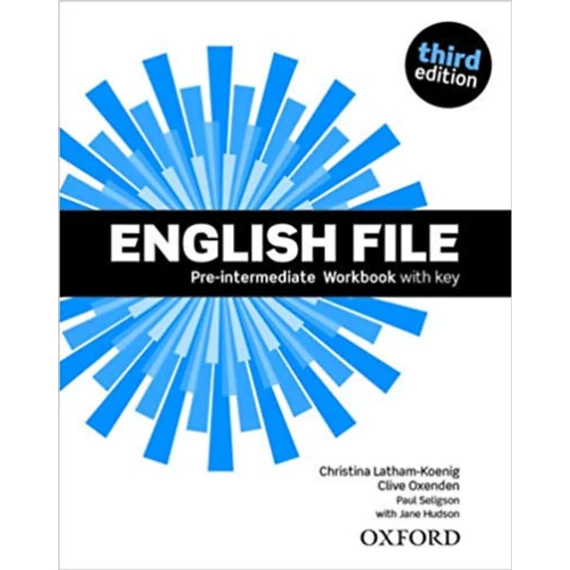 English file Pre-intermediate workbook with key - Third edition - Jane Hudson