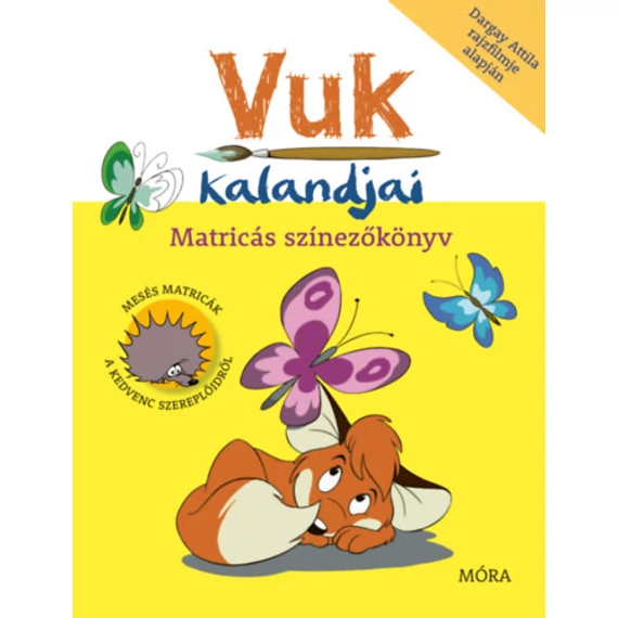 Vuk kalandjai - Matricás színezőkönyv - Dargay Attila rajzfilmje alapján