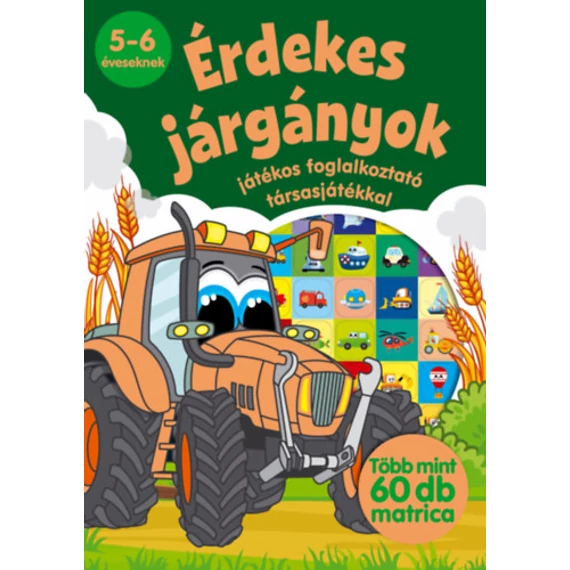 Érdekes járgányok - Játékos foglalkoztató társasjátékkal