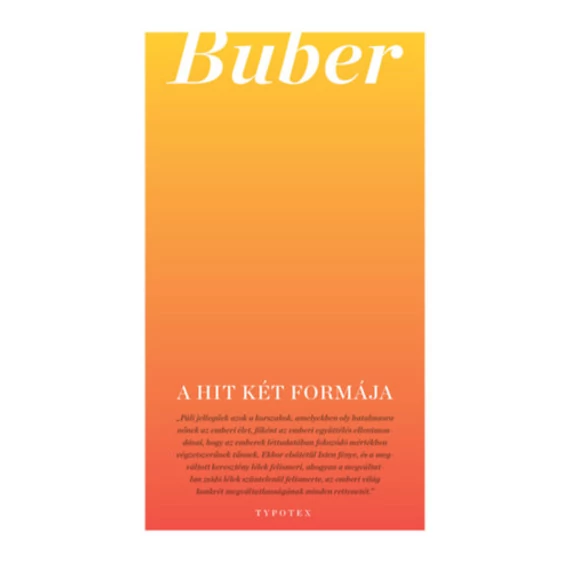 A hit két formája - Martin Buber