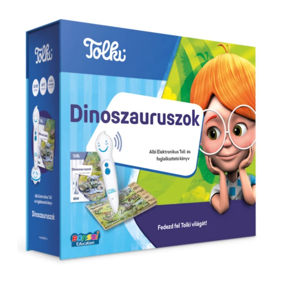 Tolki - Dinoszauruszok - interaktív hangoskönyv szettben