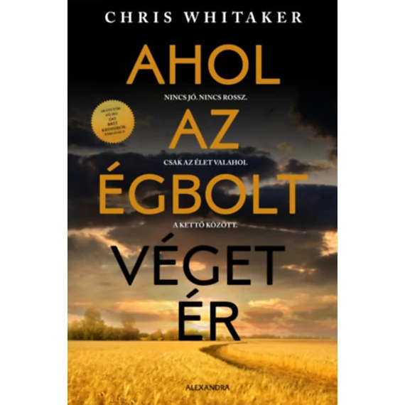 Ahol az égbolt véget ér - Nincs jó. Nincs rossz. Csak az élet valahol a kettő között. - Chris Whitaker