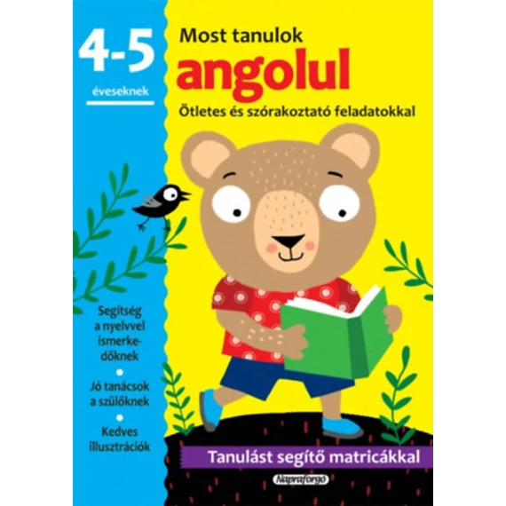 Most tanulok... angolul - 4-5 éveseknek - Ötletes és szórakoztató feladatokkal