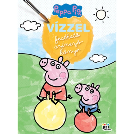 Vízzel festhető színezőkönyv - Peppa malac