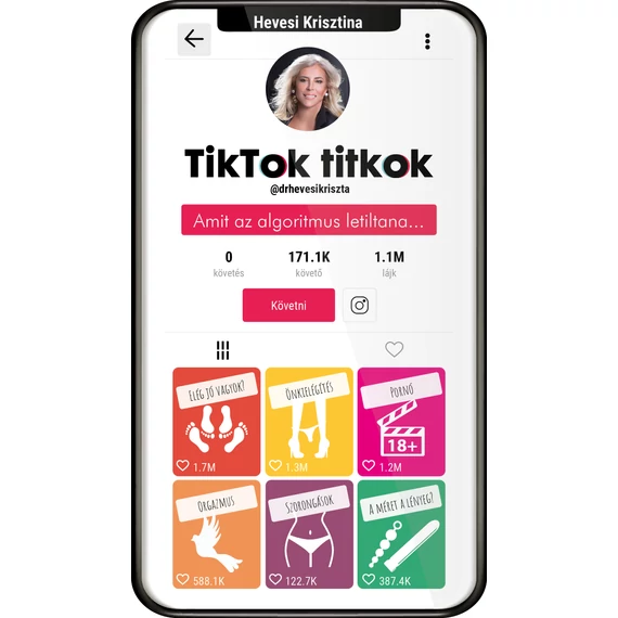 TikTok titkok - Amit az algoritmus letiltana - Hevesi Krisztina