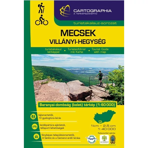 MECSEK, VILLÁNYI-HEGYSÉG TURISTAKALAUZ