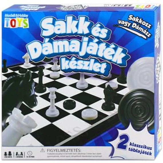 Sakk és dámajáték társasjáték készlet - GM27011