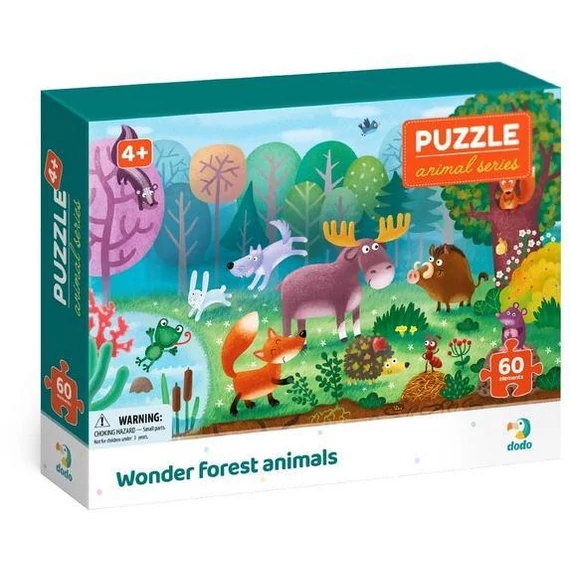 DODO PUZZLE ERDEI ÁLLATOK 60 DB 4+ - DODO